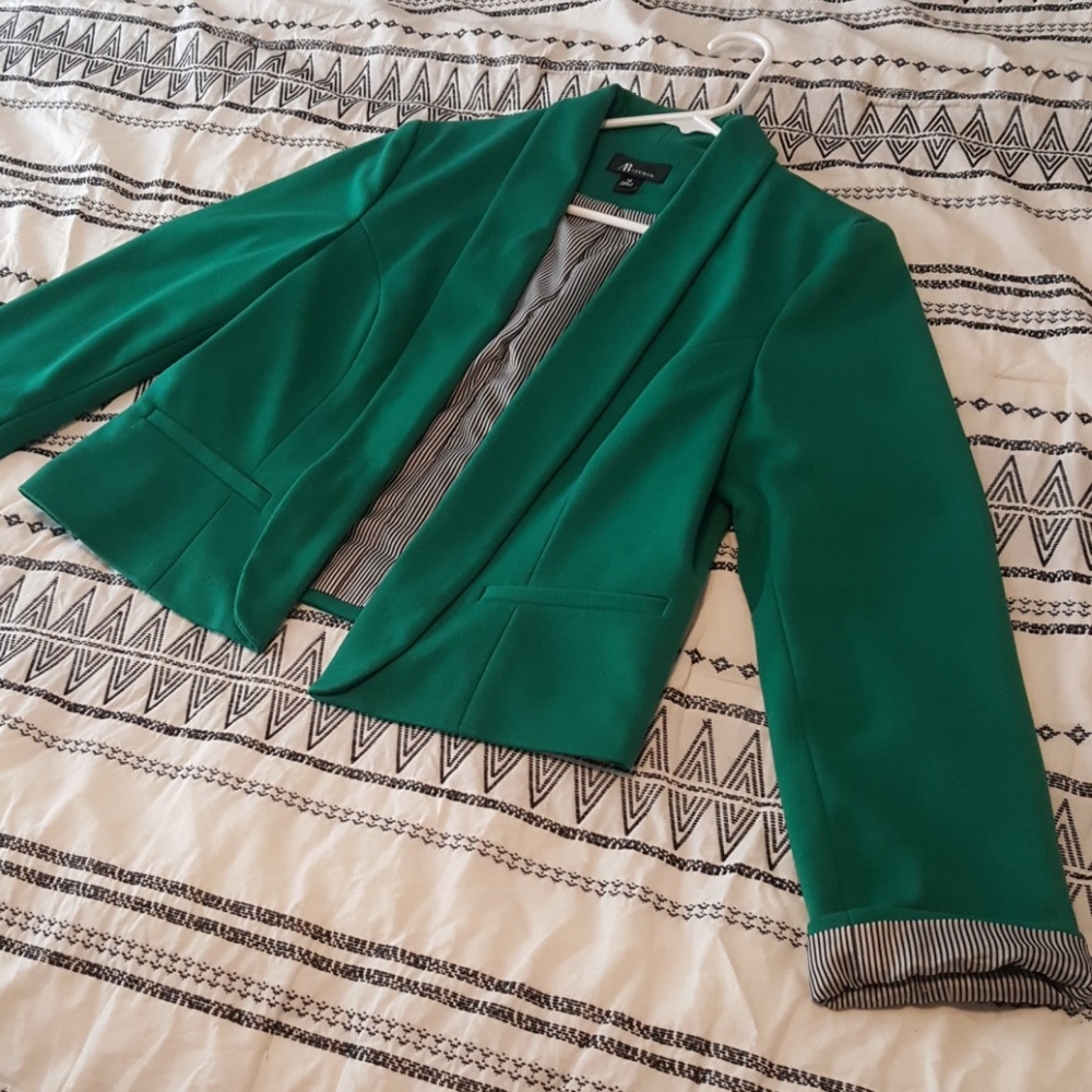 Green blazer